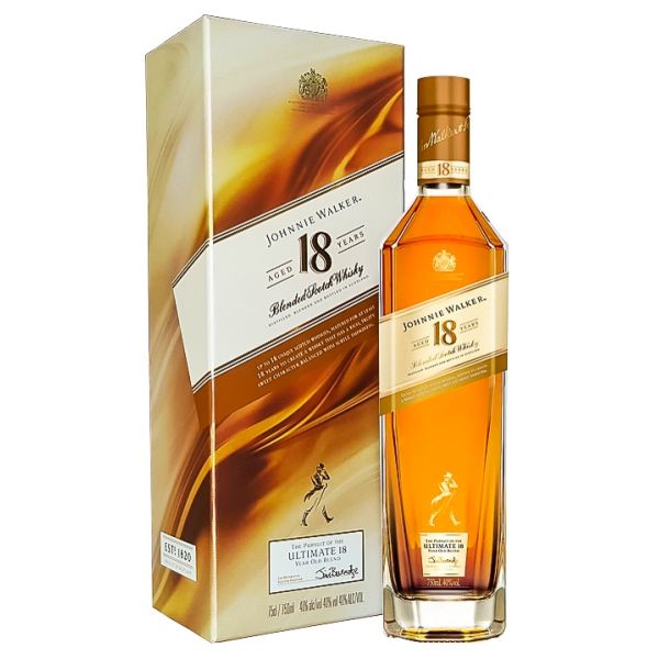 Johnnie Walker Aged 18 Years Boxed Bottle
