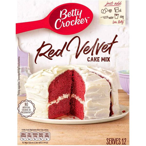 Red Velvet Mezcla para Tarta Betty Crocker