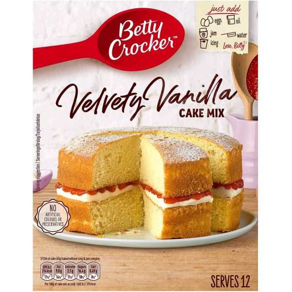 Velvety Vanilla Mezcla para Tarta Betty Crocker