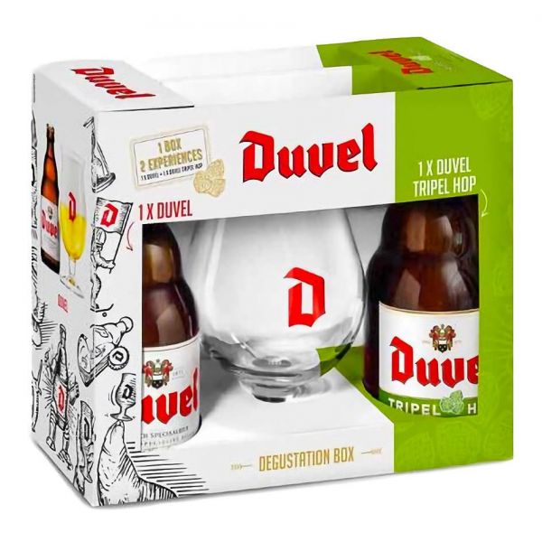 Box Duvel 2 Bottles + Glass